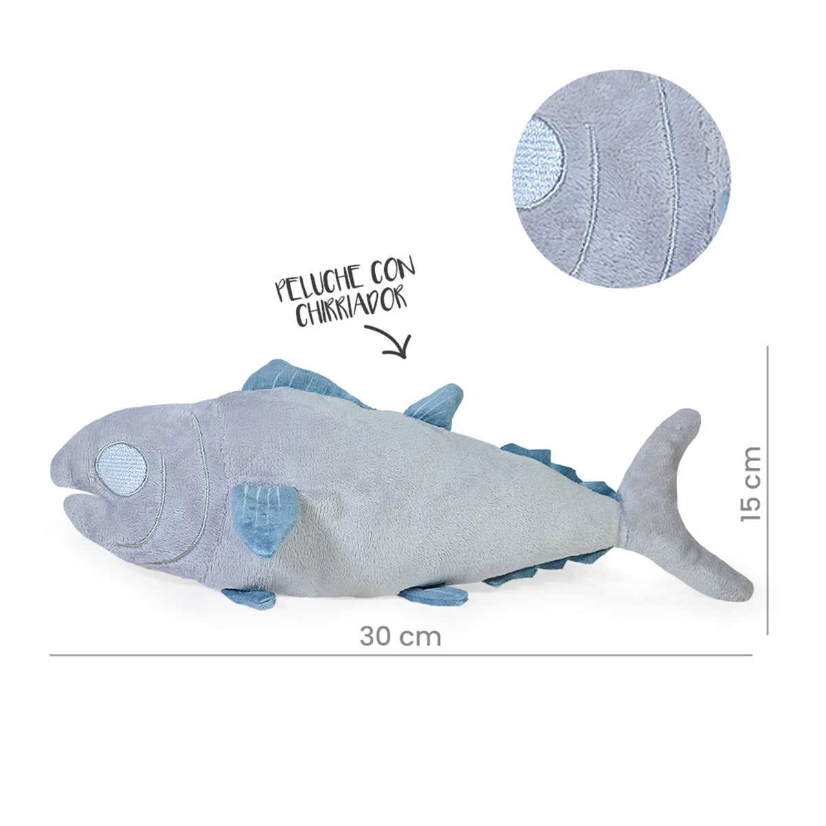 D’PET Spikefish Toy