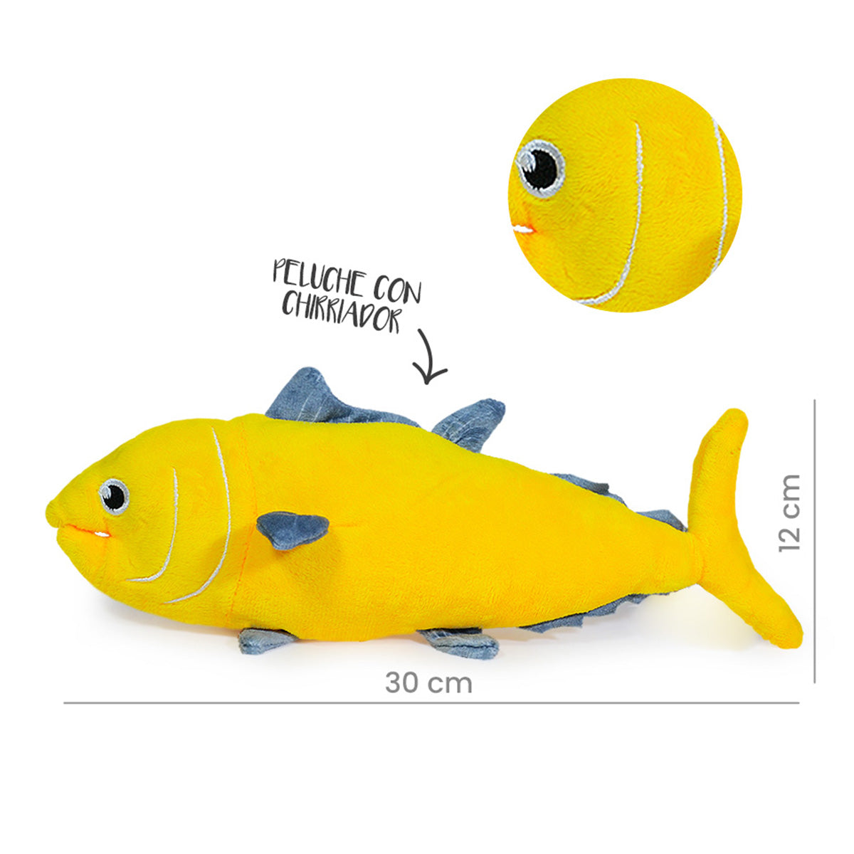 D’PET Yellowfish Toy